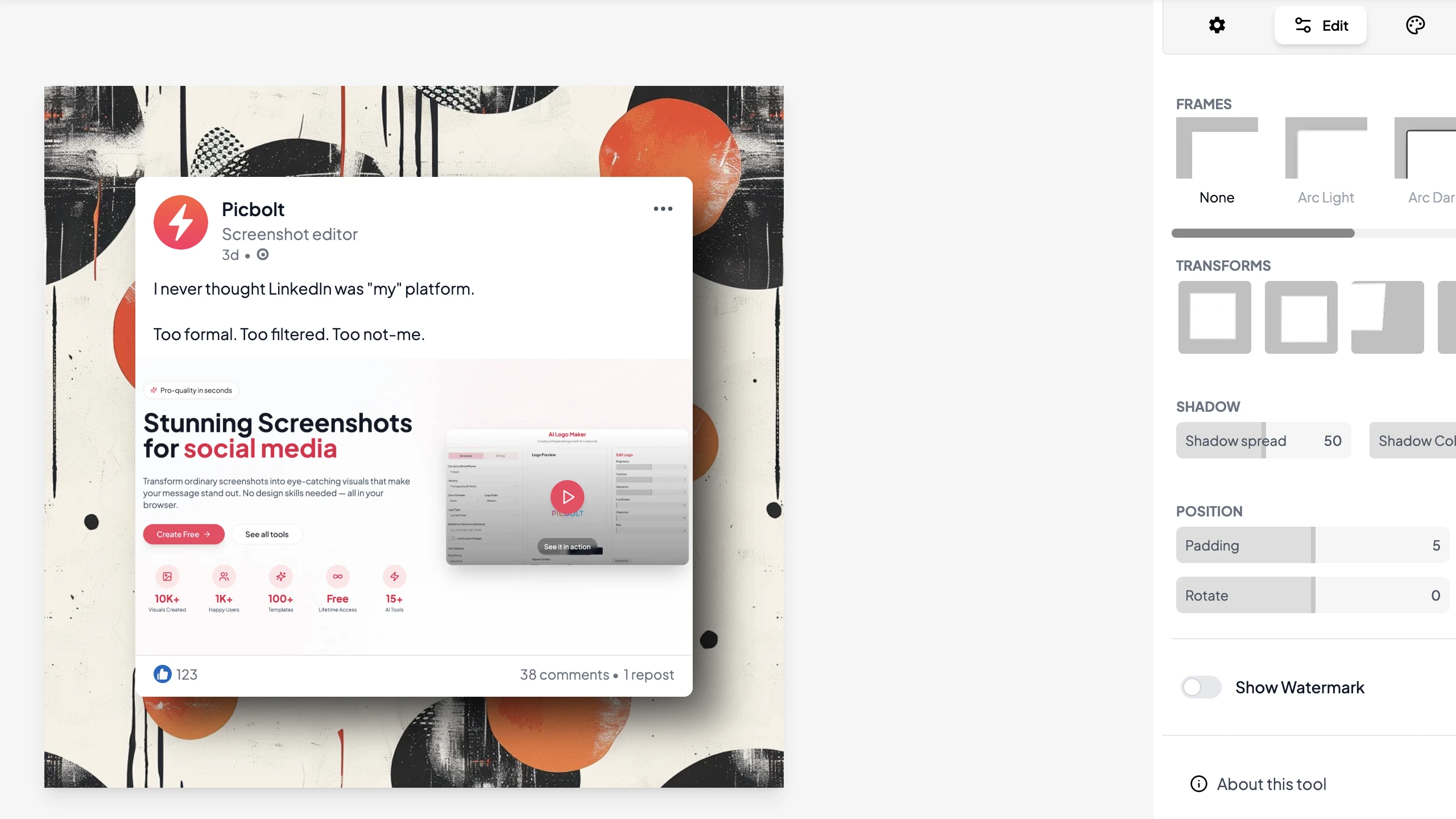 Linkedin Post Mockup